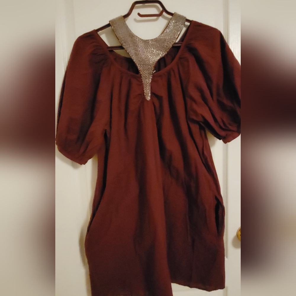 Vava by Joy Han Dress with Silver Accents
